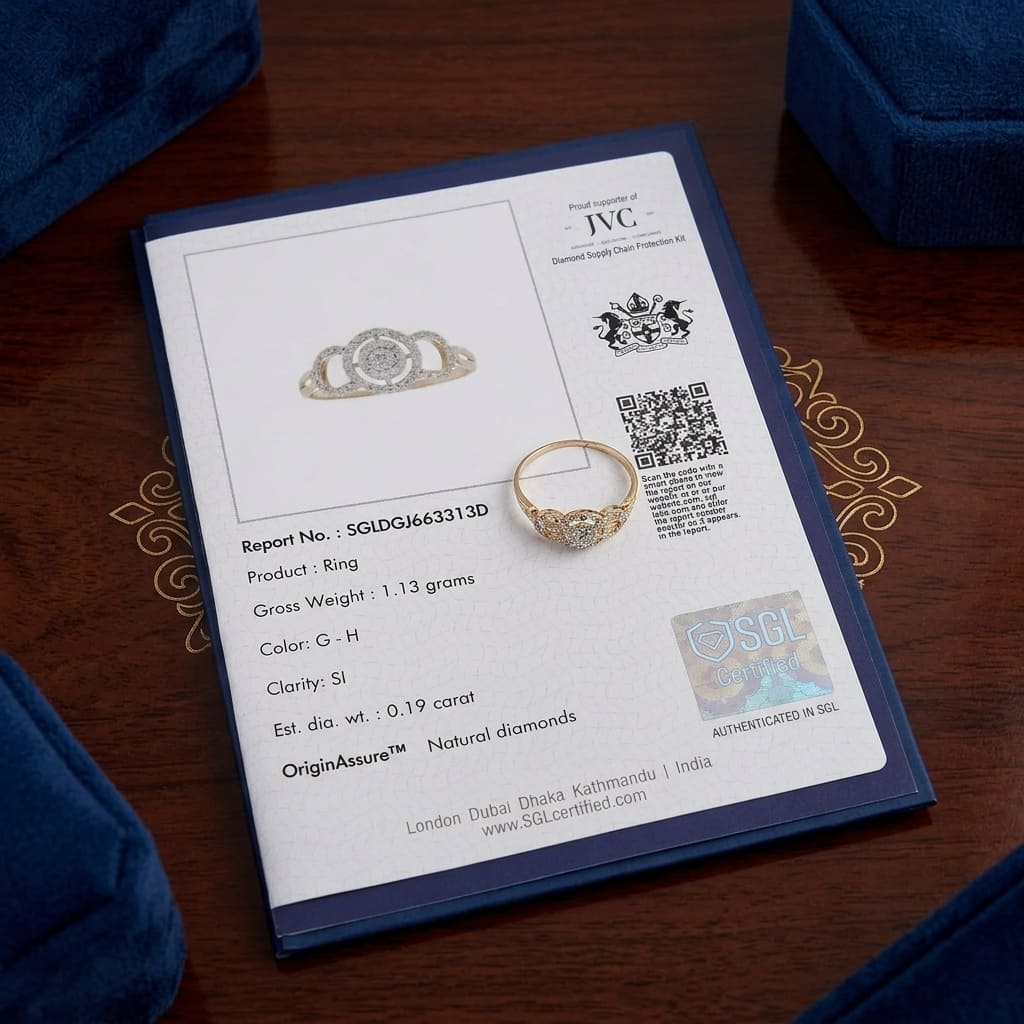 Eternal Orbit Certified Diamond Ring