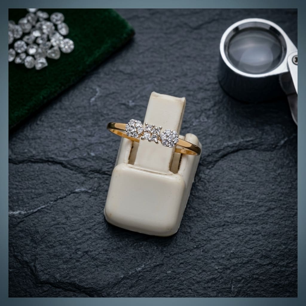 The Trio Blossom Diamond Ring