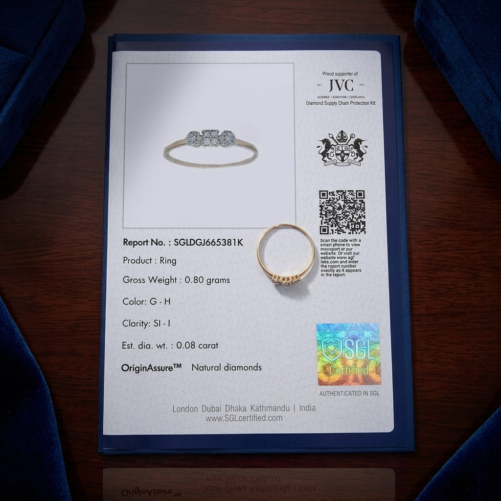 The Trio Blossom Diamond Ring