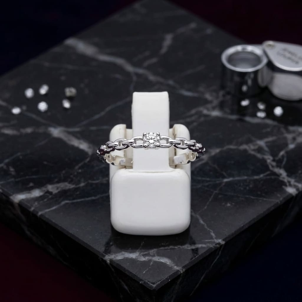 The Eternal Link Solitaire - Platinum / Certified