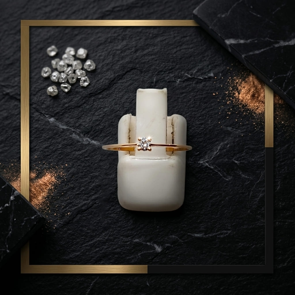 The Promise Solitaire - 18k Gold / Certified