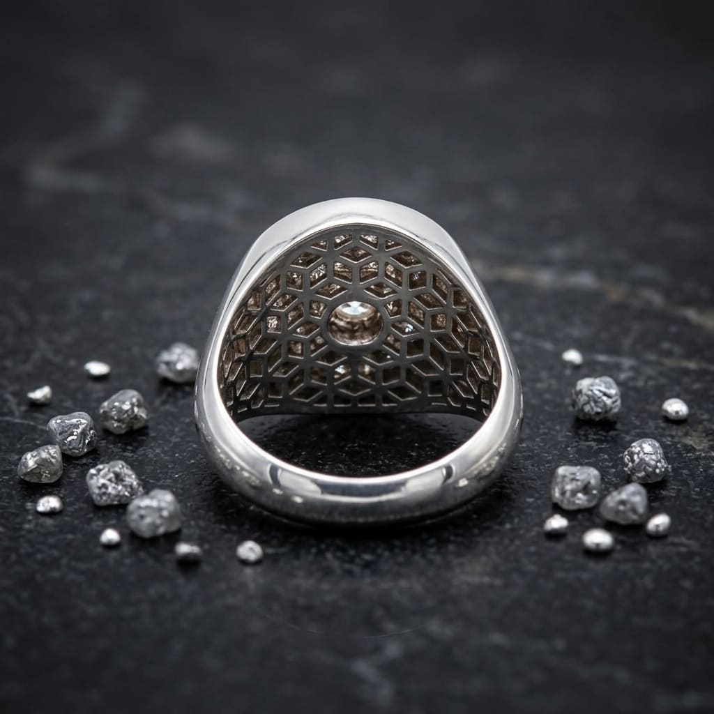 The Titan Vault Diamond Men's Ring