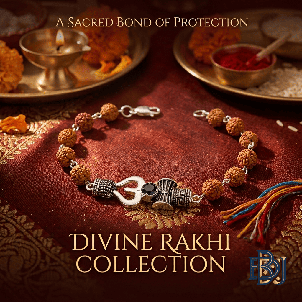 Shiva Shakti Rudraksha Rakhi