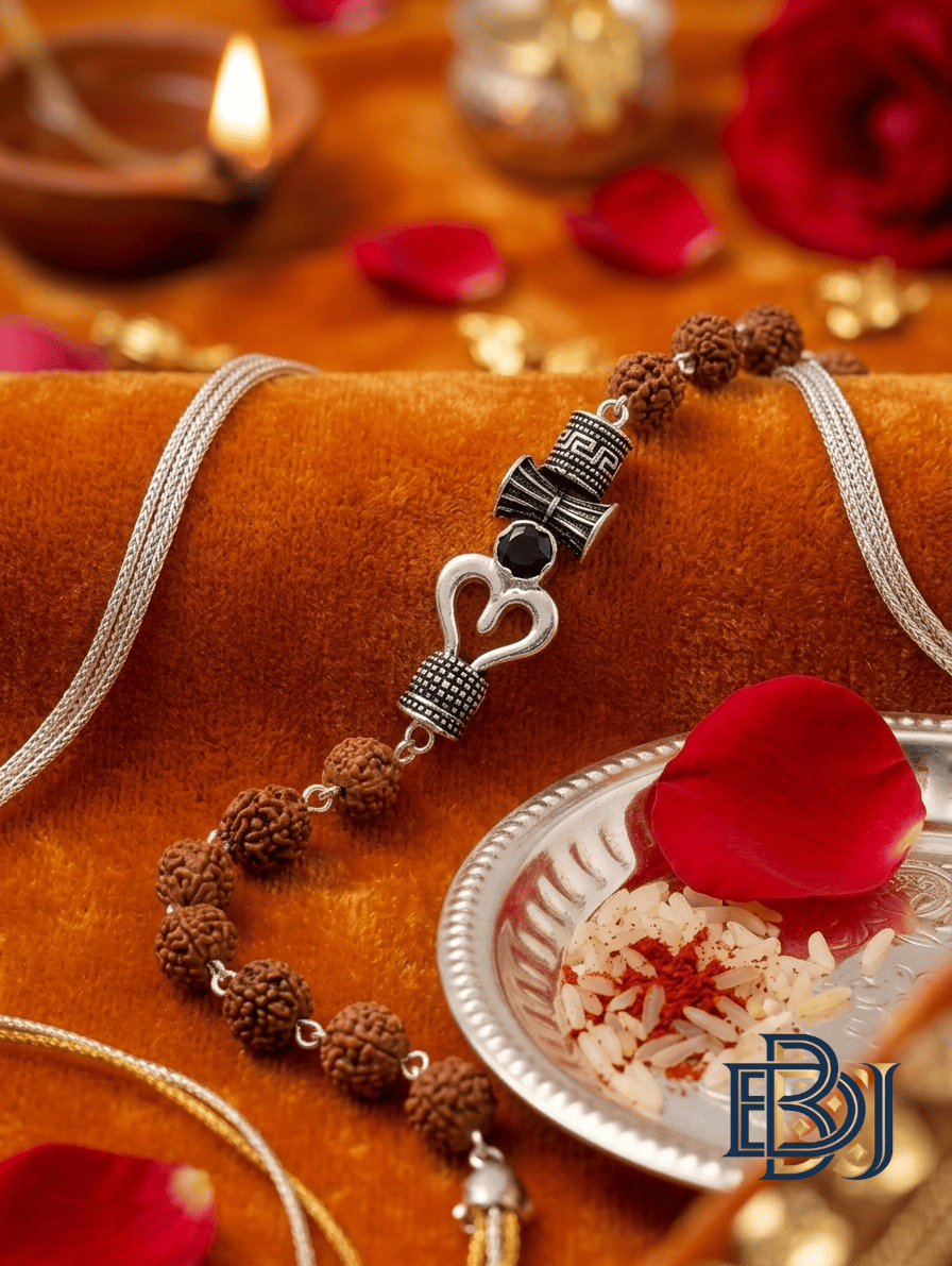 Shiva Shakti Rudraksha Rakhi